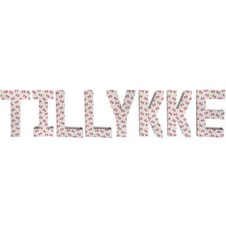 Fold ud Tillykke bogstaver