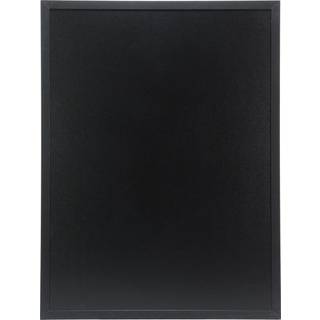 Securit Woody dobbeltsidet kridttavle 60x80cm sort