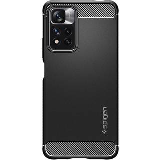 Spigen Xiaomi Redmi Note 11 Pro+ 5G Rugged Armor Bagside Cover - Mat Sort