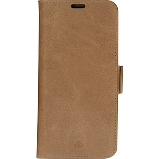 iPhone 14 dbramante1928 Copenhagen Slim Ægte Læder Cover m. Pung - Tan