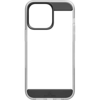 iPhone 14 Pro Max Black Rock Air Robust Bagside Cover - Gennemsigtig / Sort