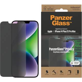 PanzerGlass® Privacy Skærmbeskyttelse Apple iPhone 14 Plus  |13 Pro Max| Classic Fit