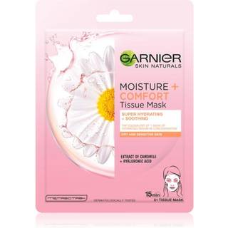 Garnier Skin Naturals Moisture+Comfort Super fugtgivende og lindrende sheetmaske Til tør og sensitiv hud 28 g - 28 g
