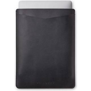 Philbert UltraSlim Vegansk Læder Sleeve m. Strop Til MacBook / Laptop 13" (31,0 x 22,5 x 2 cm) - Sort