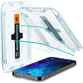 Spigen Glas.tR EZ FIT skærmbeskytter til iPhone 14 Pro - 2-pak