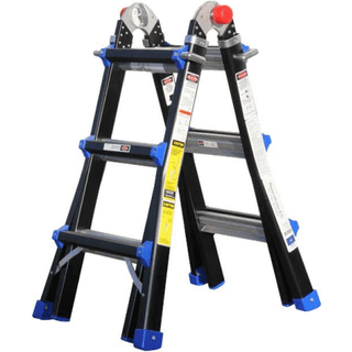 Materielhuset Multistige 3,1m 4x3 trin HEAVY BLACK ✓ På lager - klar til levering og afhentning