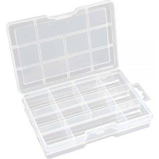 Sortimentsboks med 11 rum - 213x114x35mm