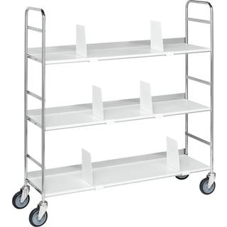 Kongamek Elektrogalvaniseret/Hvid Flytbare hylder