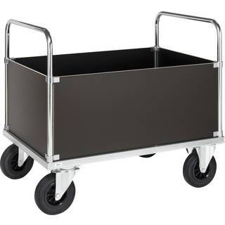 Flexi 630 med 4 høje sider, 100x70x90, Stålplade