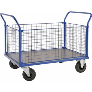 Kongamek Blå/MDF, sort Kassevogn.