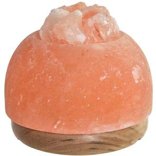 Lysdekoration DKD Home Decor Salt Orange 15 W 16 x 16 x 18 cm