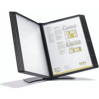 Easymount registersystem A5 til 10 lommer bordmodel sort