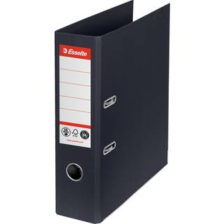 Esselte Brevordner No1 POB CO²-komp A4 75mm sort