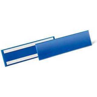 Durable lagerlomme med etiketholder selvklæbende 297x74mm