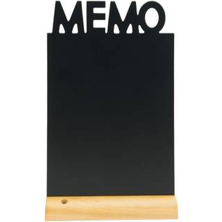 Securit Silhouet Wood bordskilt 345x20mm MEMO