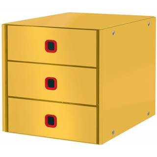 Skuffekabinet Click&Store Cosy 3skuf.gul, Leitz 53680019