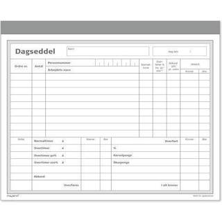 Mayland dagseddel 200x148mm