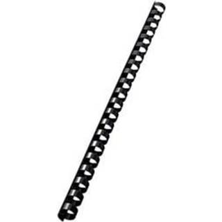 Plastringe 21 rings system, 12mm sort 100stk. Leitz 35043