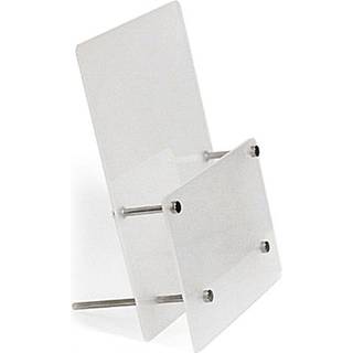 Frosted brochureholder til bord, vertikal, A5