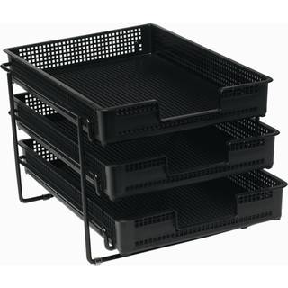 Bantex Orth Brevbakker, 3 Pak, Sort