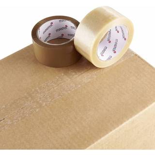 Master'In PP32 pakketape akryl 48mmx66m støjsvag eks klæb klar