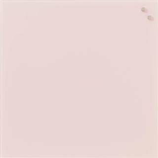 Naga magnetisk glastavle 45x45 cm - pink (På lager i varehus)