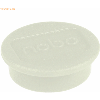 Nobo magnetiske whiteboardmagneter, pakke med 10 stk. 24 mm farvede magneter Hvid