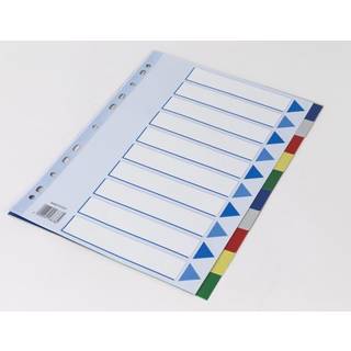 Q-line faneblade plast 10-delt A4