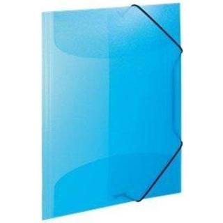 HERMA 3-flap folder - for A3 - translucent light blue