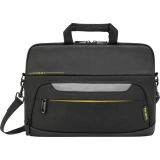 Targus Citygear Slim Topload Laptop Case 14" Polykarbonat, Polyurethan Sort