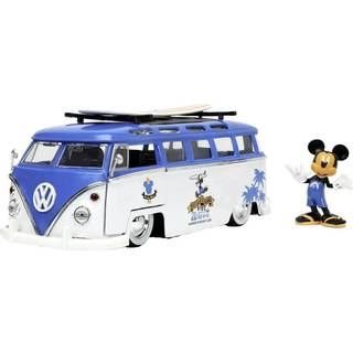 Disney Mickey Mouse figur med Volkswagen T1 bus - metal