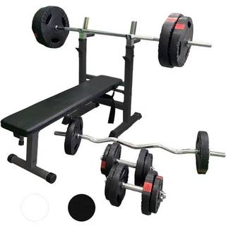 Bænkpres PRO Vægtstang Curlstang Håndvægte 100 kg