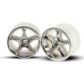 Traxxas 2472 Wheels Tracer Chrome 2.2" Rear (2)