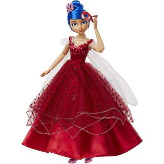 Miraculous Ladybug The Movie modedukke i balkjole med aftagelig maske og øreringe - 26 cm