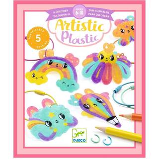Artistic Plastic - Krympeplast nøgleringe, Kawaii