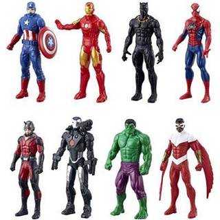Marvel superhelt figursæt med 8 figurer - 15 cm