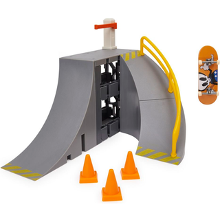 Tech Deck SK8 Garage X-Connect Park Creator Tilpasselig og byggelig rampe Set med eksklusive Fingerboard Kids Toy for Boys and Girls Alder 6 og o