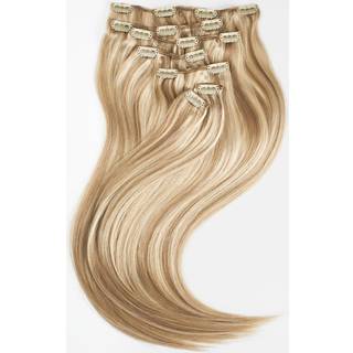 Rapunzel of Sweden Classic Clip-ins Straight / Medium Volume / 7 pieces 50 cm M7.3/10.8 Cendre Ash Blonde Mix