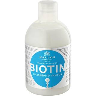 Kallos KJMN Professional Biotin Shampoo til fint og svagt hår med tendens til at knække 1000 ml - 1000 ml