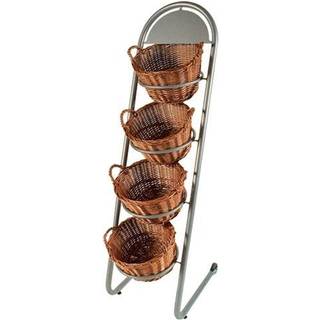 Butiksdisplay med 4 runde fletkurve