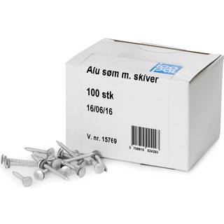 Icopal alusøm med skive 2,6x25 100stk/pk alukamsøm 15769