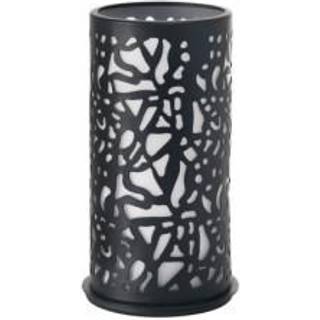 DUNI JOY TWIST Lysestage Sort Metal Ø75x 140 mm 4 stk (186424)