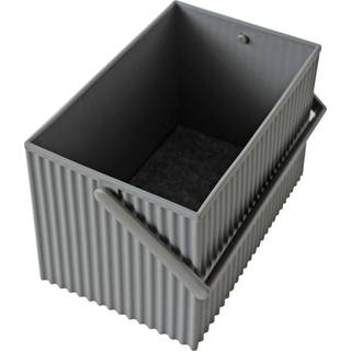 OMNIOFFRE GRÅ OPBEVARINGSBOX - PRISVINDENDE JAPANSK DESIGN - opbevaringsspand - OMNIOUTIL BY HACHIMAN - StudioBuus