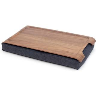 Mini Laptray Bakke Valnød/Grå