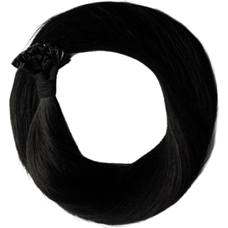 Hot fusion extensions - Black 1 Original / 60 cm / 60 g (50 stk)