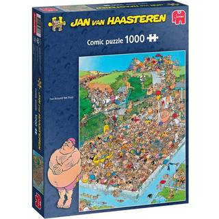 Jan van Haasteren - Fun Around the Pool - 1000 brikker