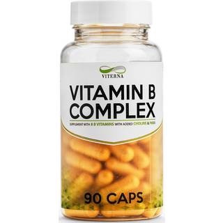 Vitamin-B Complex, 90 kapsler, Viterna
