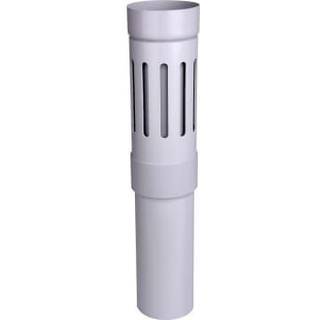 Plastmo altanafløb, PVC, grå - Ø90 mm