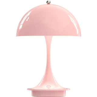 Louis Poulsen Lighting - 'Panthella 160 V2' LED portable lamp, white in White Shade: Deep drawn steel or inj