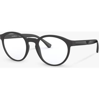 Emporio Armani EA4152 With Clip-On 58011W 52 Briller Mænd Black - Matte Black - 52mm